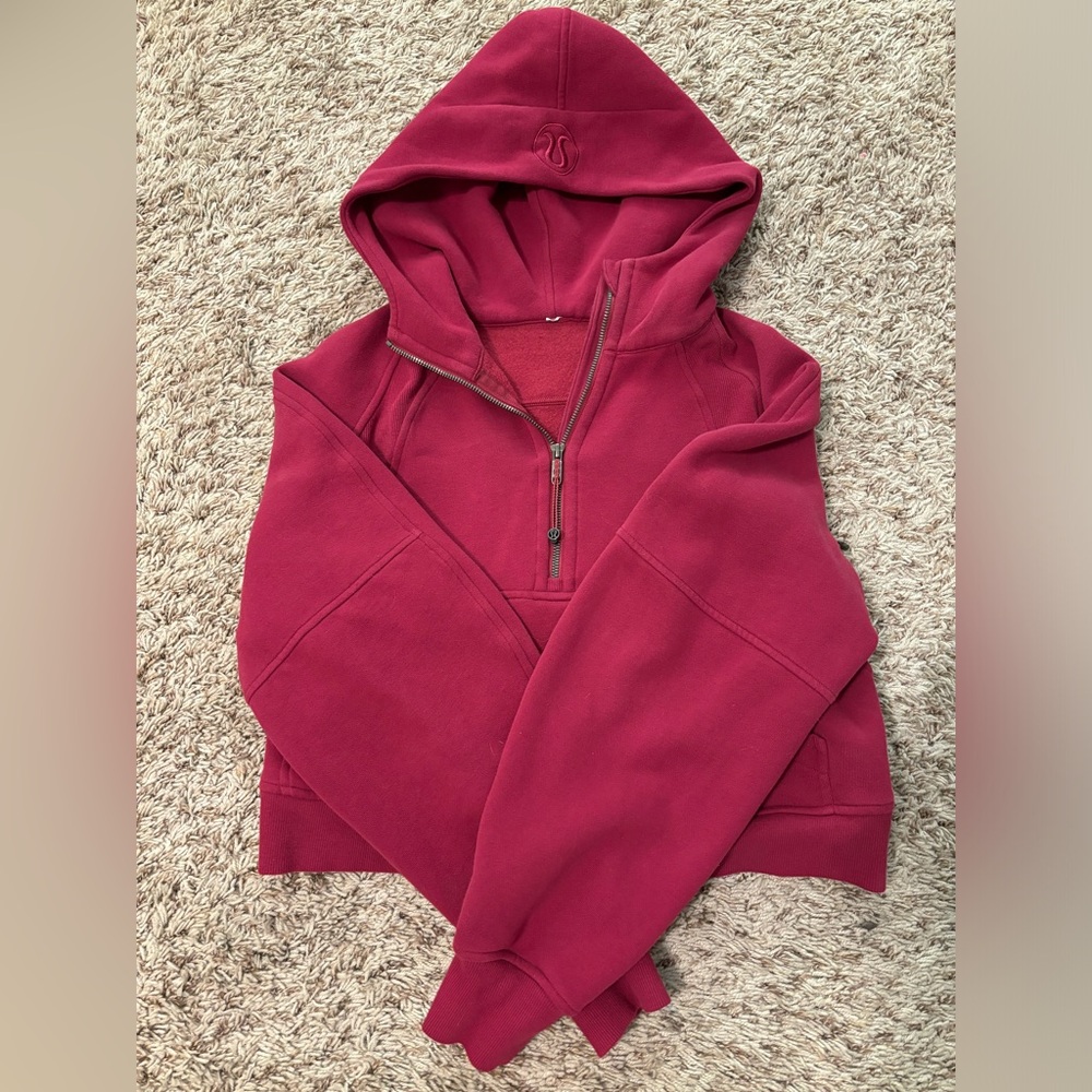 Lululemon Half-zip Scuba w Hoodie